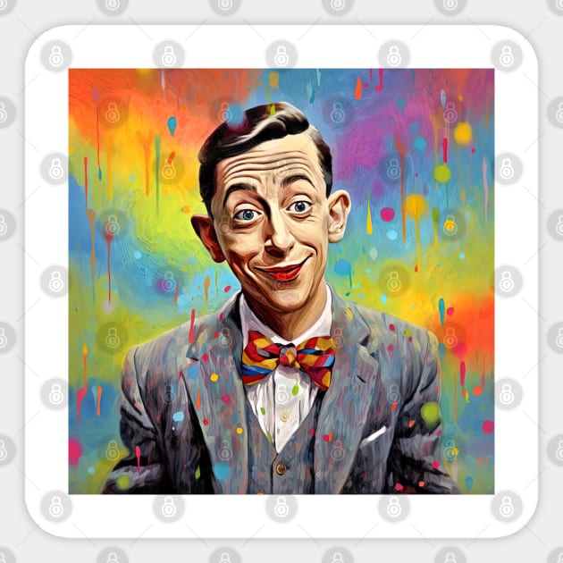 Pee Wee Herman art - design 25 Sticker by Maverick Media